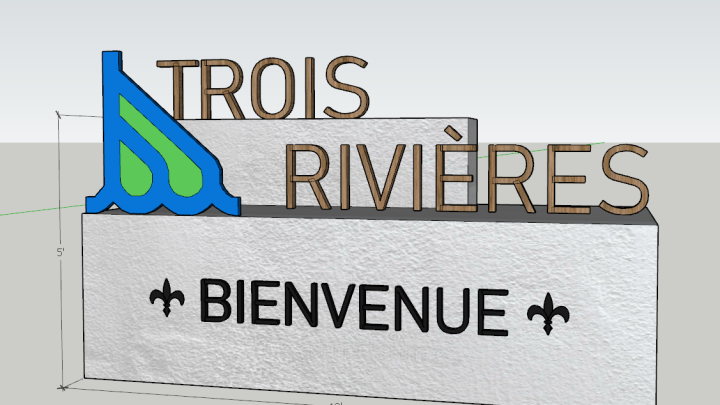 Une signature visuelle forte à l'entrée de Trois-Rivières